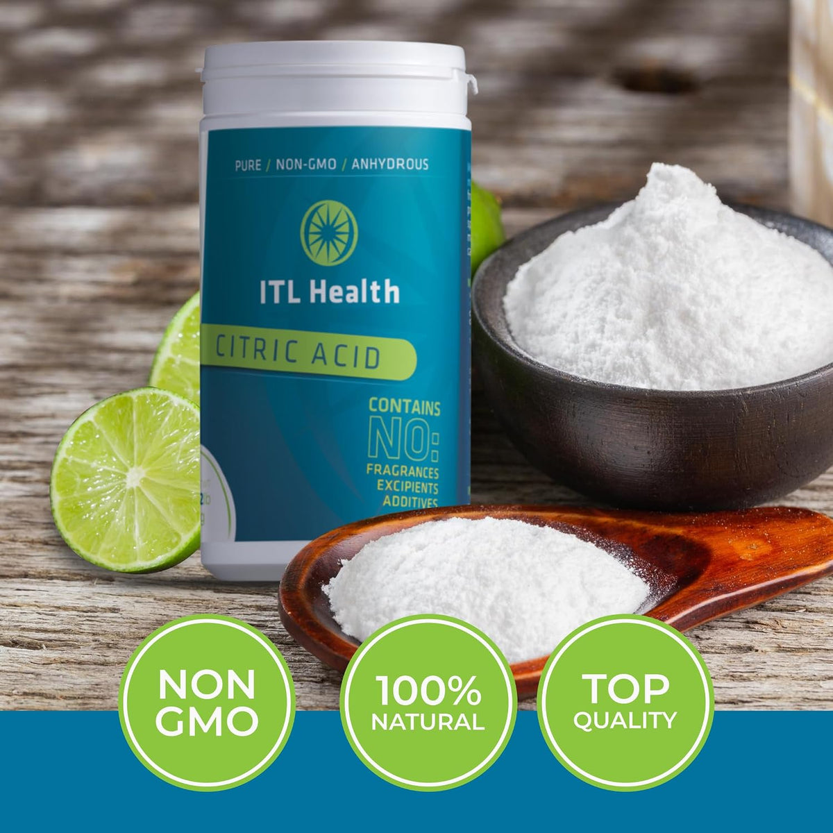 Citric Acid 1.13kg | ITL Health Food Grade Cleaning & Descaling Powder (BBE 31/12/2026)