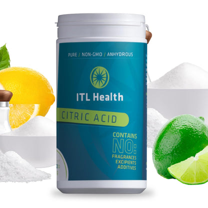 Citric Acid 1.13kg | ITL Health Food Grade Cleaning & Descaling Powder (BBE 31/12/2026)