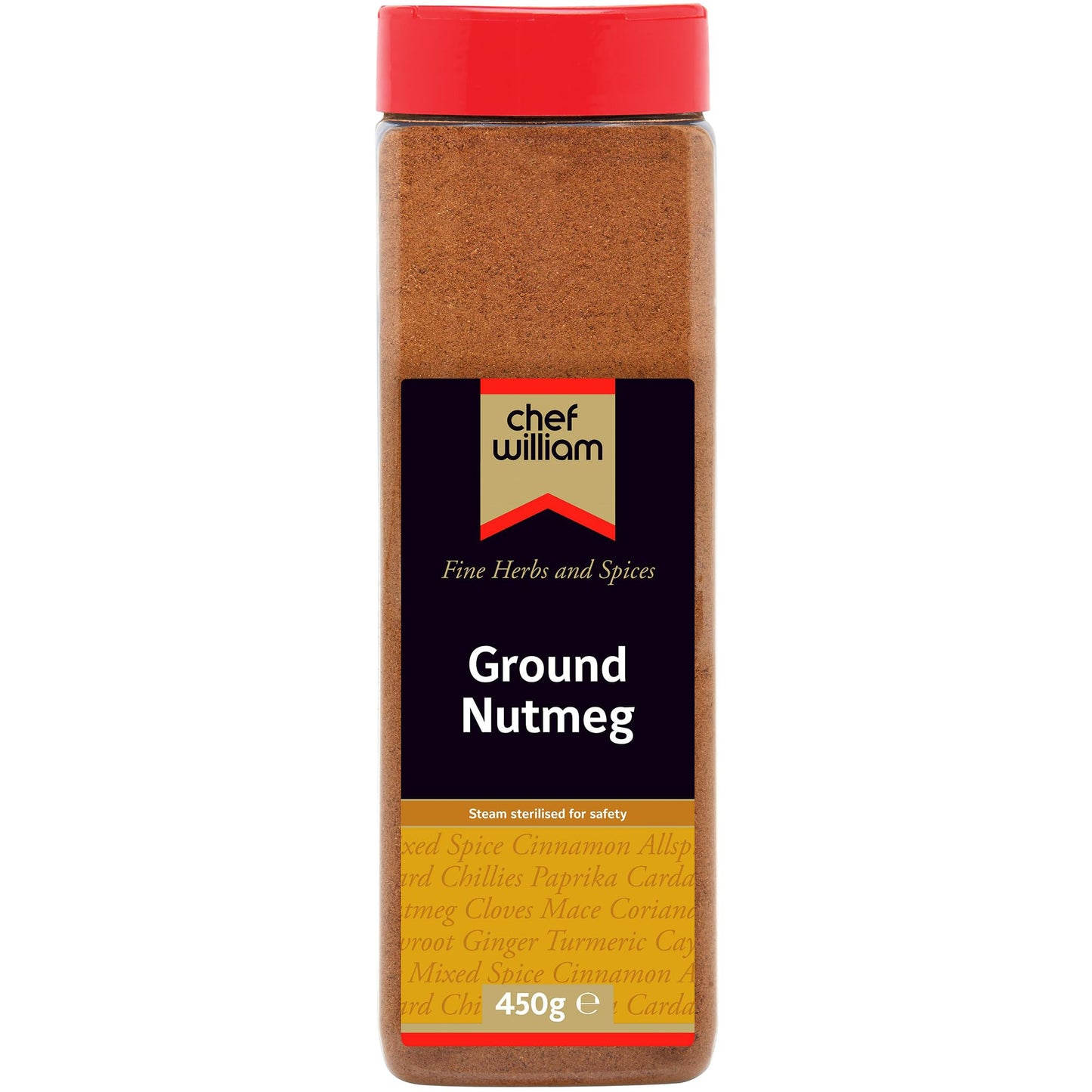 Chef William Ground Nutmeg 450g