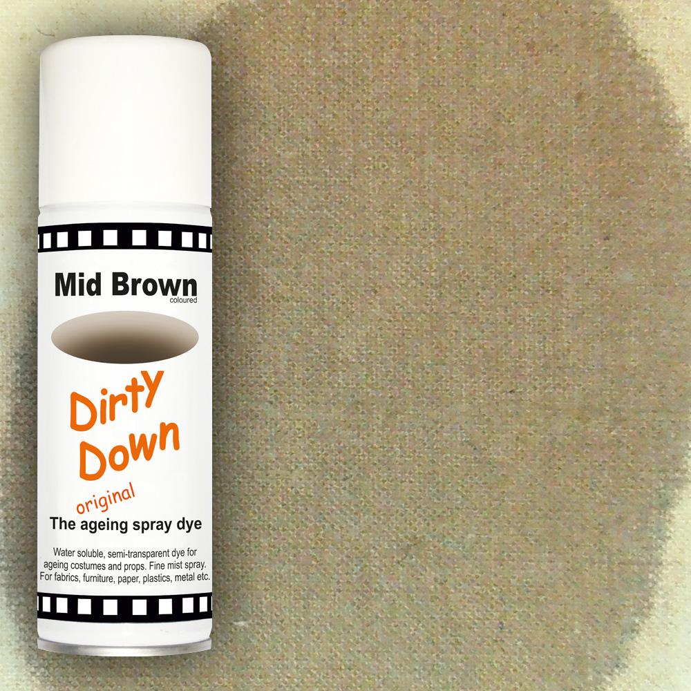 Dirty Down Mid Brown Effect Paint 400ml
