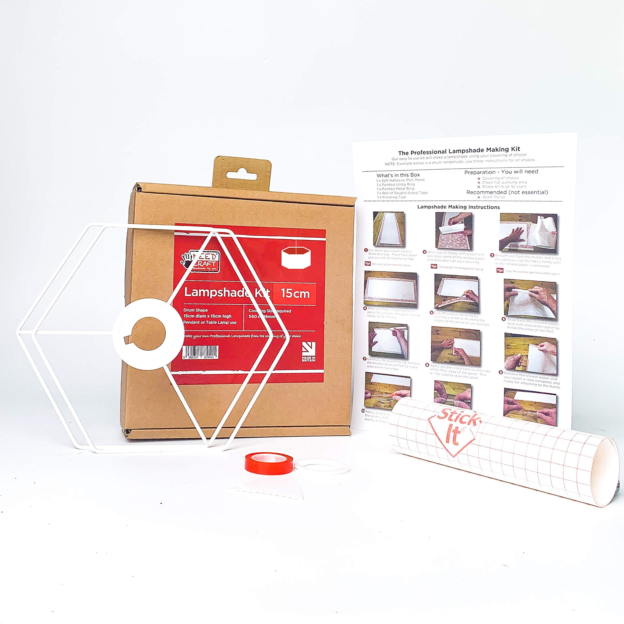 15cm Hexagon Lampshade Making Kit