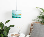 30cm Lampshade Making Kit use with Pendant Ceiling Lights and Table and Floor Lamp, Drum Circle Shape Needcraft UK DIY use with Fabric, Textile, Wallpaper of Choice.