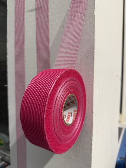 Pink Scrim Tape 48mm x 90m | Extra Sticky Plasterers Joint Tape – Gladiator